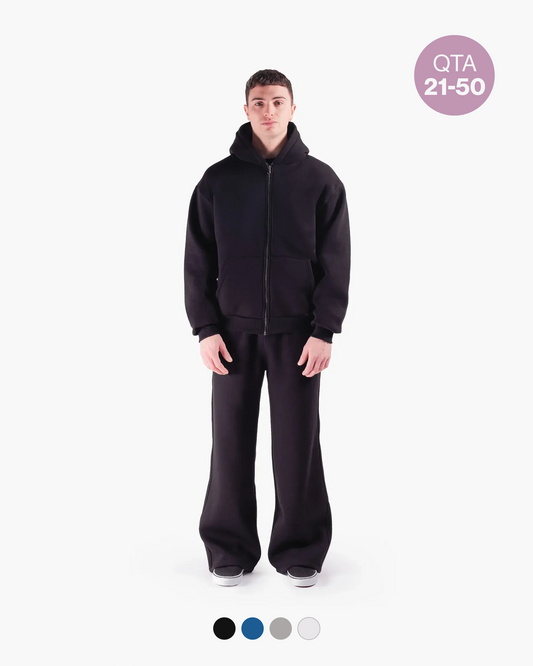BOXY ZIP HOODIE 330GSM QTA 21-50
