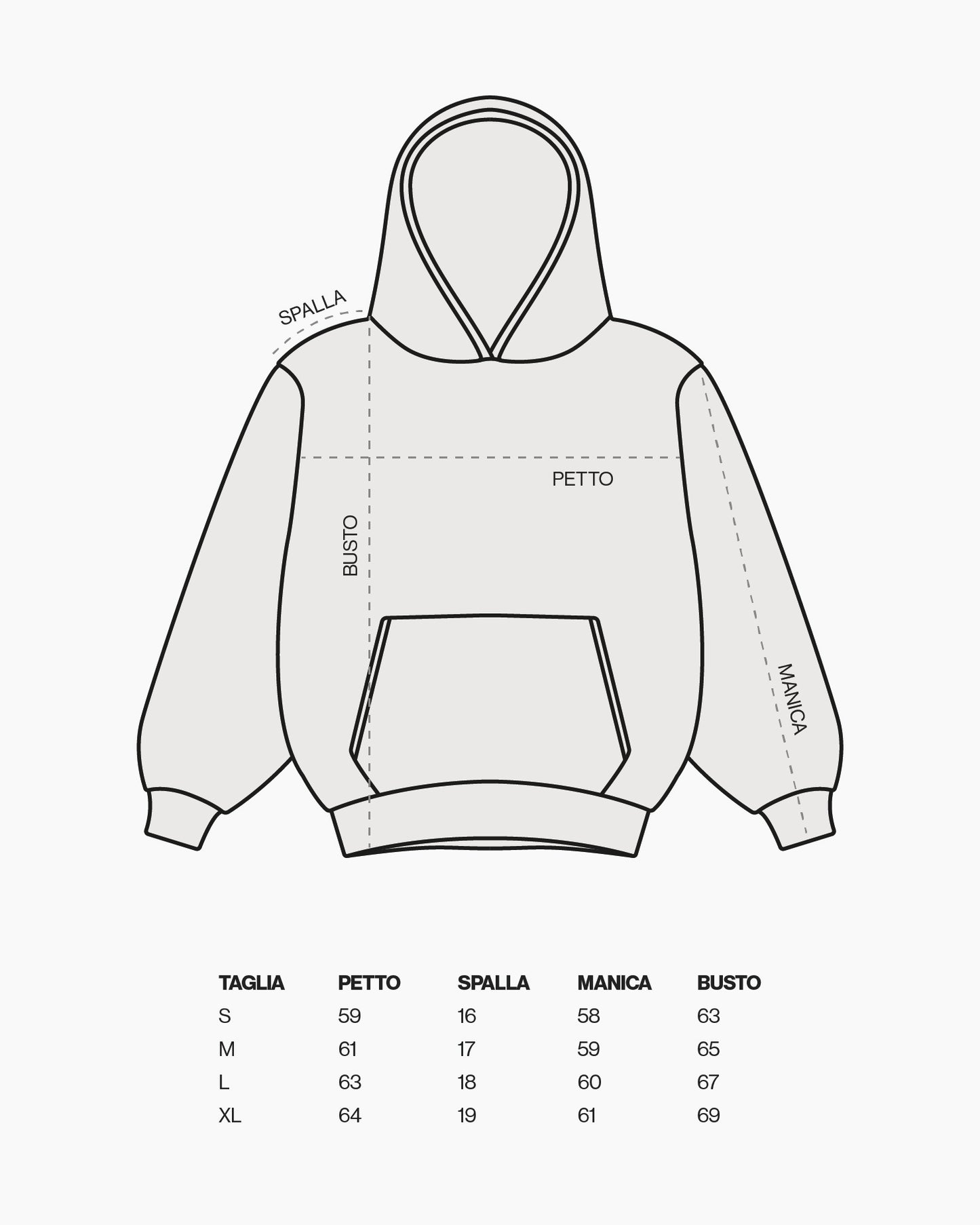 BOXY HOODIE 500GSM QTA 1-20