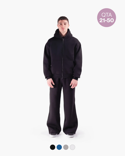 BOXY ZIP HOODIE 330GSM QTA 21-50
