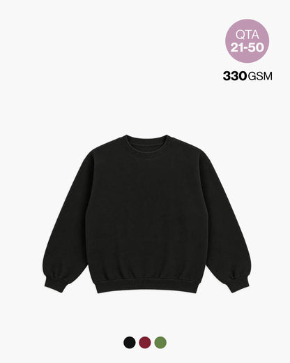 BALLOON CREWNECK 330GSM QTA 21-50