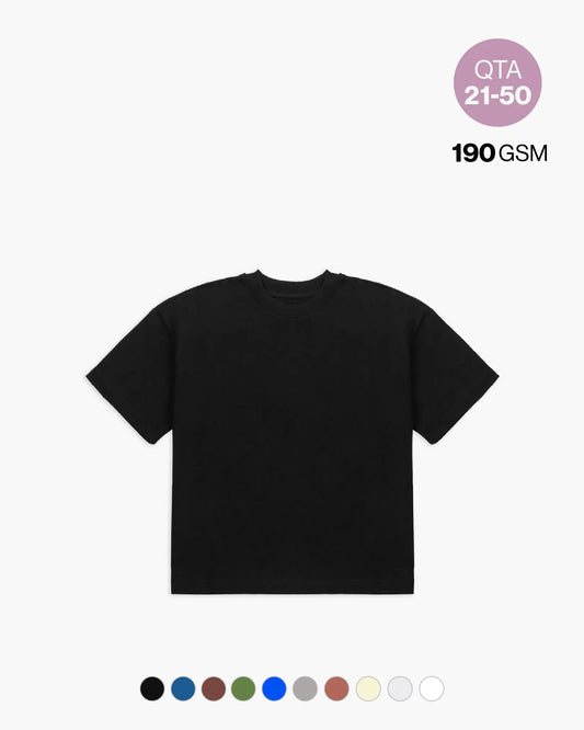 BOXY TEE 190GSM QTA 21-50