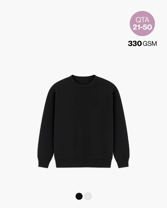 BASE CREWNECK 330GSM QTA 21-50