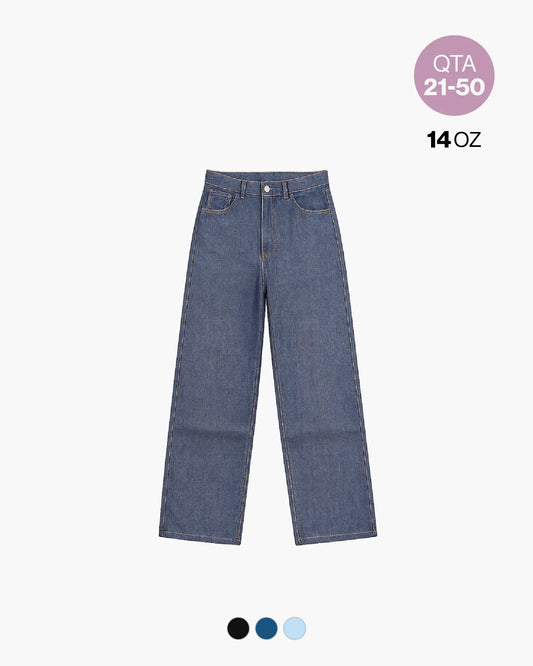 BAGGY DENIM PANT 14OZ QTA 21-50