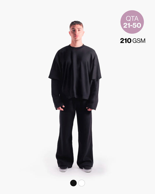 DOUBLE LS TEE 210GSM QTA 21-50