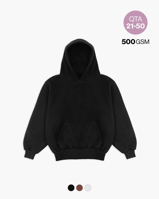 BOXY HOODIE 500GSM QTA 21-50