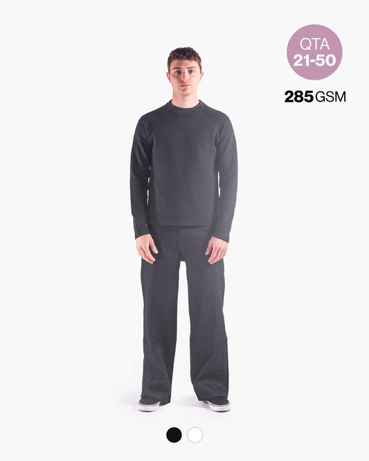 WAFFLE LS TEE 285GSM QTA 21-50