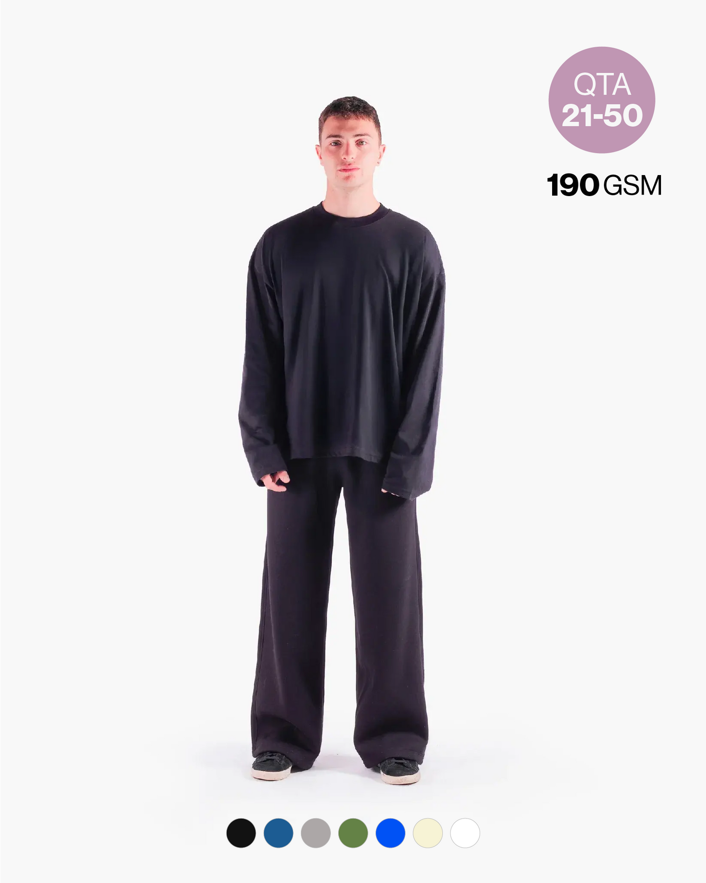 BOXY LS TEE 190GSM QTA 21-50