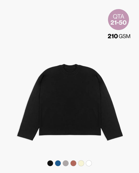 BOXY LS TEE 210GSM QTA 21-50