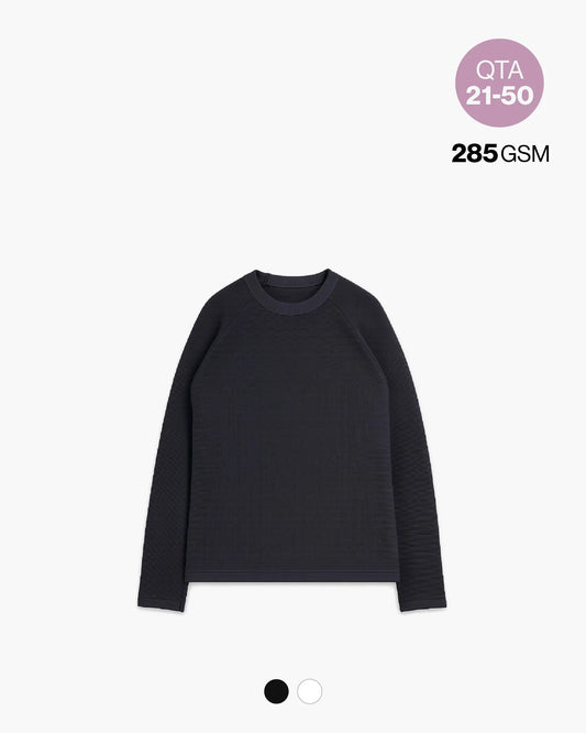 WAFFLE LS TEE 285GSM QTA 21-50