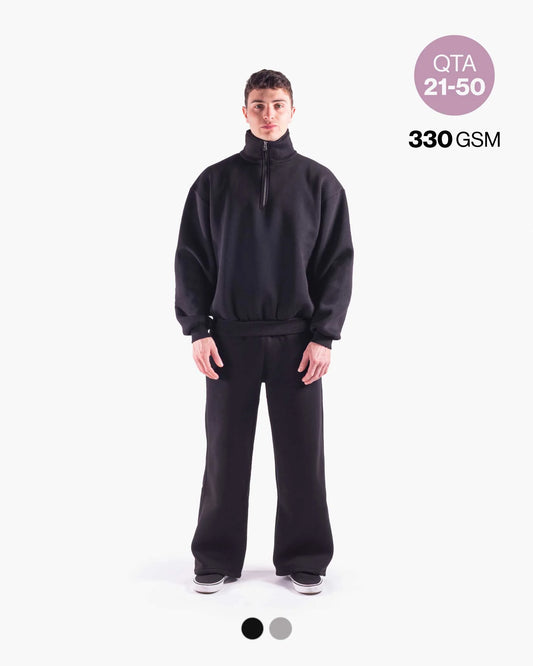BOXY QUARTER ZIP 330GSM QTA 21-50