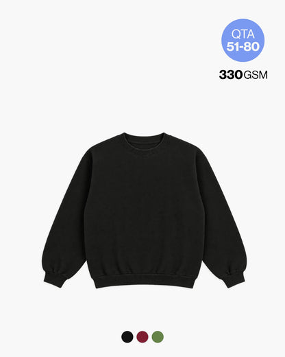 BALLOON CREWNECK 330GSM QTA 51-80