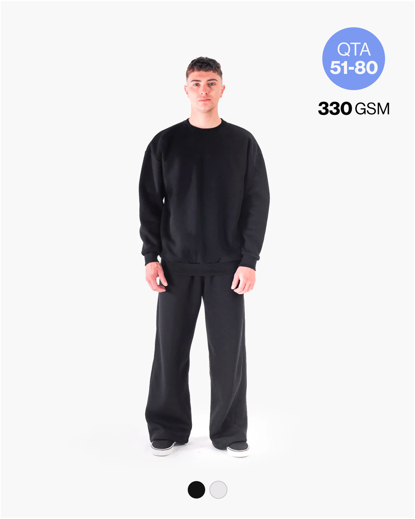 BASE CREWNECK 330GSM QTA 51-80