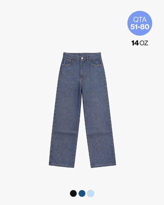 BAGGY DENIM PANT 14OZ QTA 51-80