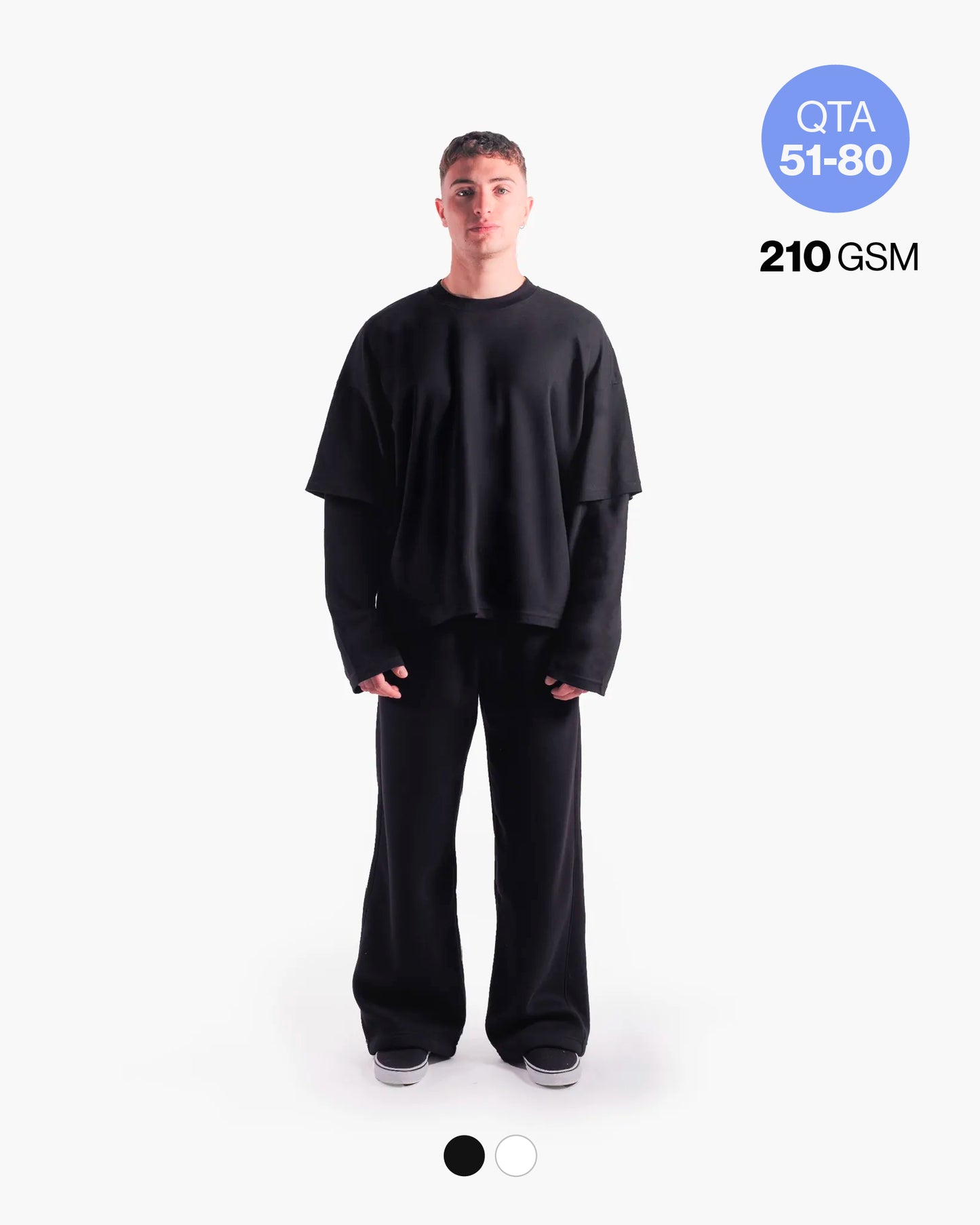 DOUBLE LS TEE 210GSM QTA 51-80