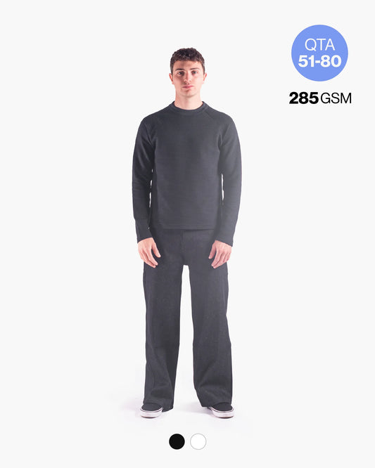 WAFFLE LS TEE 285GSM QTA 51-80
