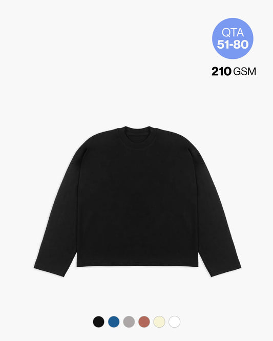 BOXY LS TEE 210GSM QTA 51-80