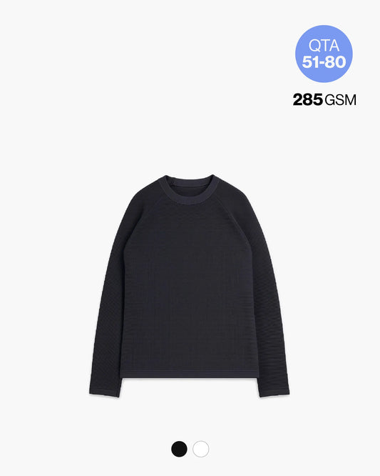 WAFFLE LS TEE 285GSM QTA 51-80