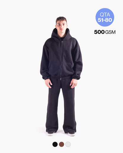 BOXY ZIP HOODIE 500GSM QTA 51-80