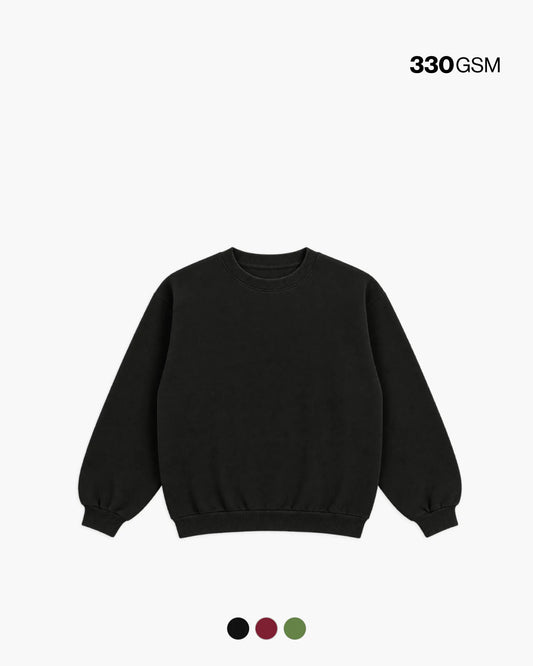 BALLOON CREWNECK 330GSM QTA 1-20