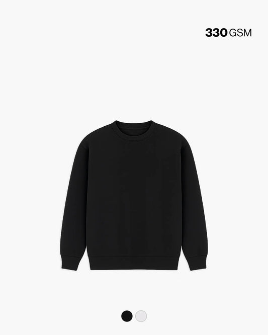 BASE CREWNECK 330GSM QTA 1-20
