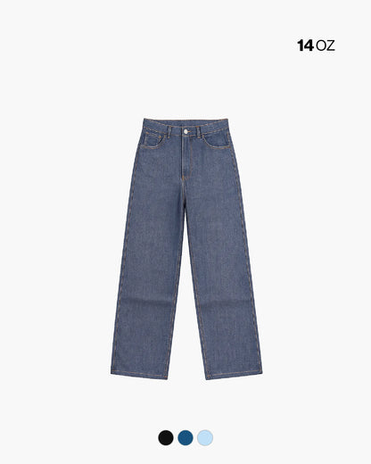 BAGGY DENIM PANT 14OZ QTA 1-20