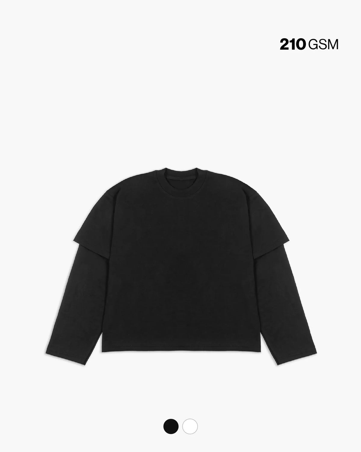 DOUBLE LS TEE 210GSM QTA 1-20