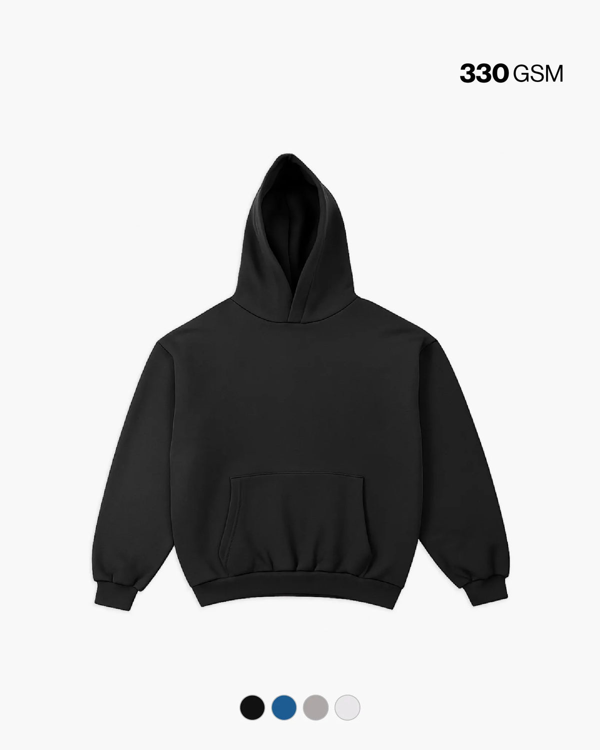 BOXY HOODIE 330GSM QTA 1-20