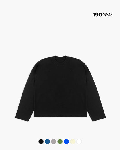 BOXY LS TEE 190GSM QTA 1-20