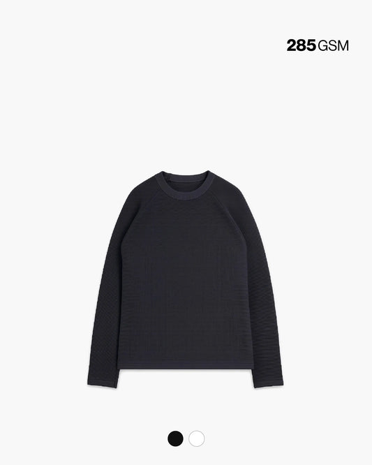 WAFFLE LS TEE 285GSM QTA 1-20