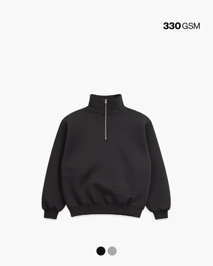 BOXY QUARTER ZIP 330GSM QTA 1-20