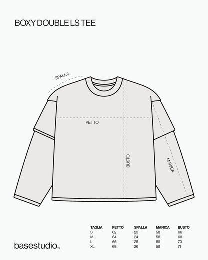 DOUBLE LS TEE 210GSM QTA 1-20